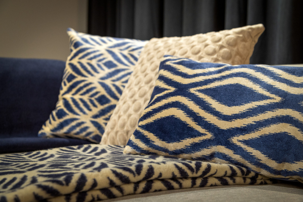 Hoii Plaid 'Alexandra' 150 x 200 cm Insignia Blue - Blau
